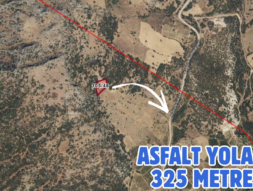 ISPARTA EĞİRDİR GÖKÇEHÜYÜK 2.512 M² TARLAMIZ SATILIKTIR - ISPARTA EĞİRDİR fotoğraf 3